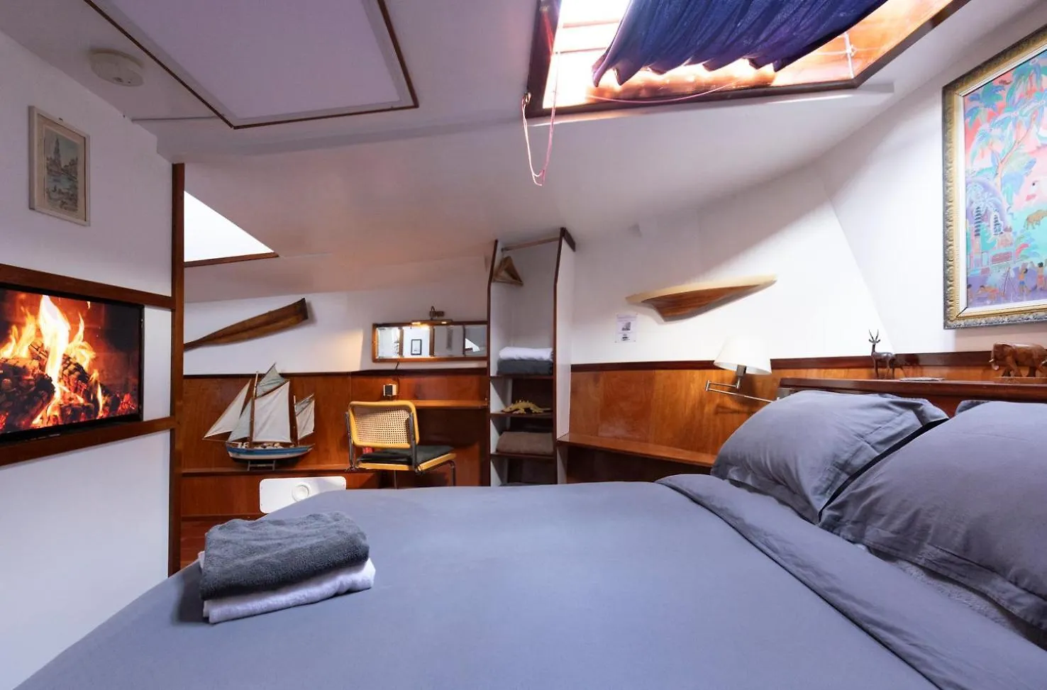 Anna Houseboat Hotell Amsterdam Båthotell